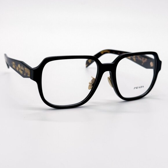 NEW PRADA PRB07VD 3891O1 EYEGLASSES WOMEN BLACK/HAVANA EYEWEAR VPR B07D - Picture 4 of 9